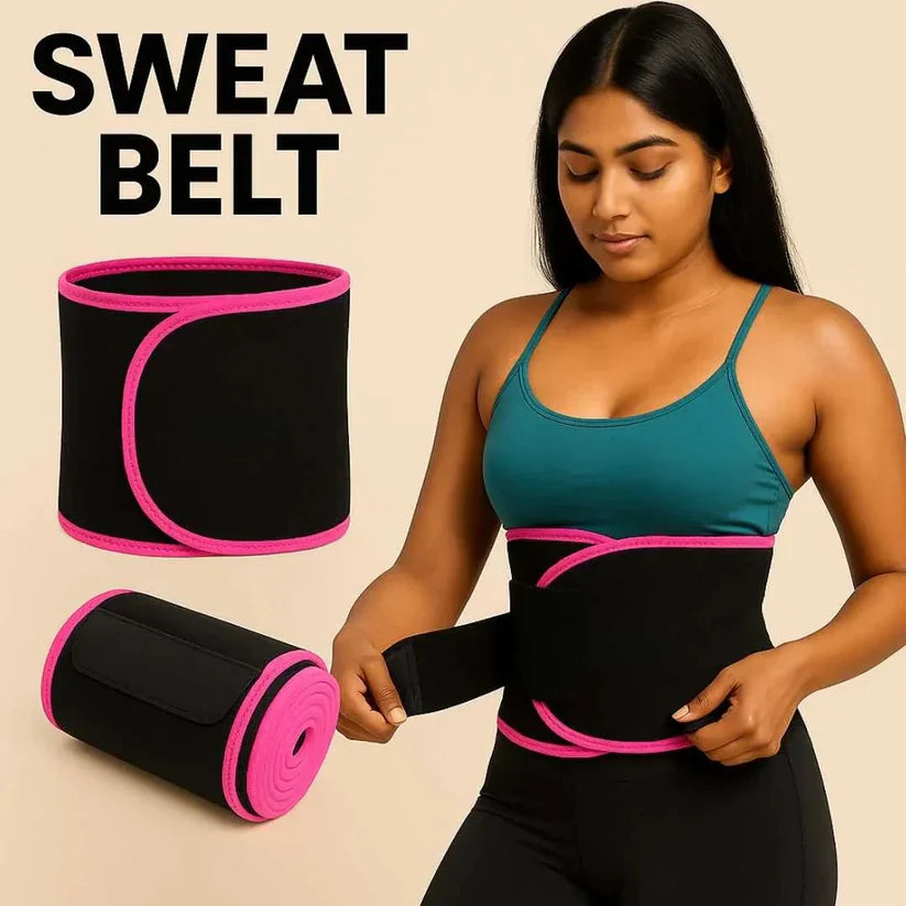 🔥 adjustable waist trimmer belt sweat enhancing tummy control