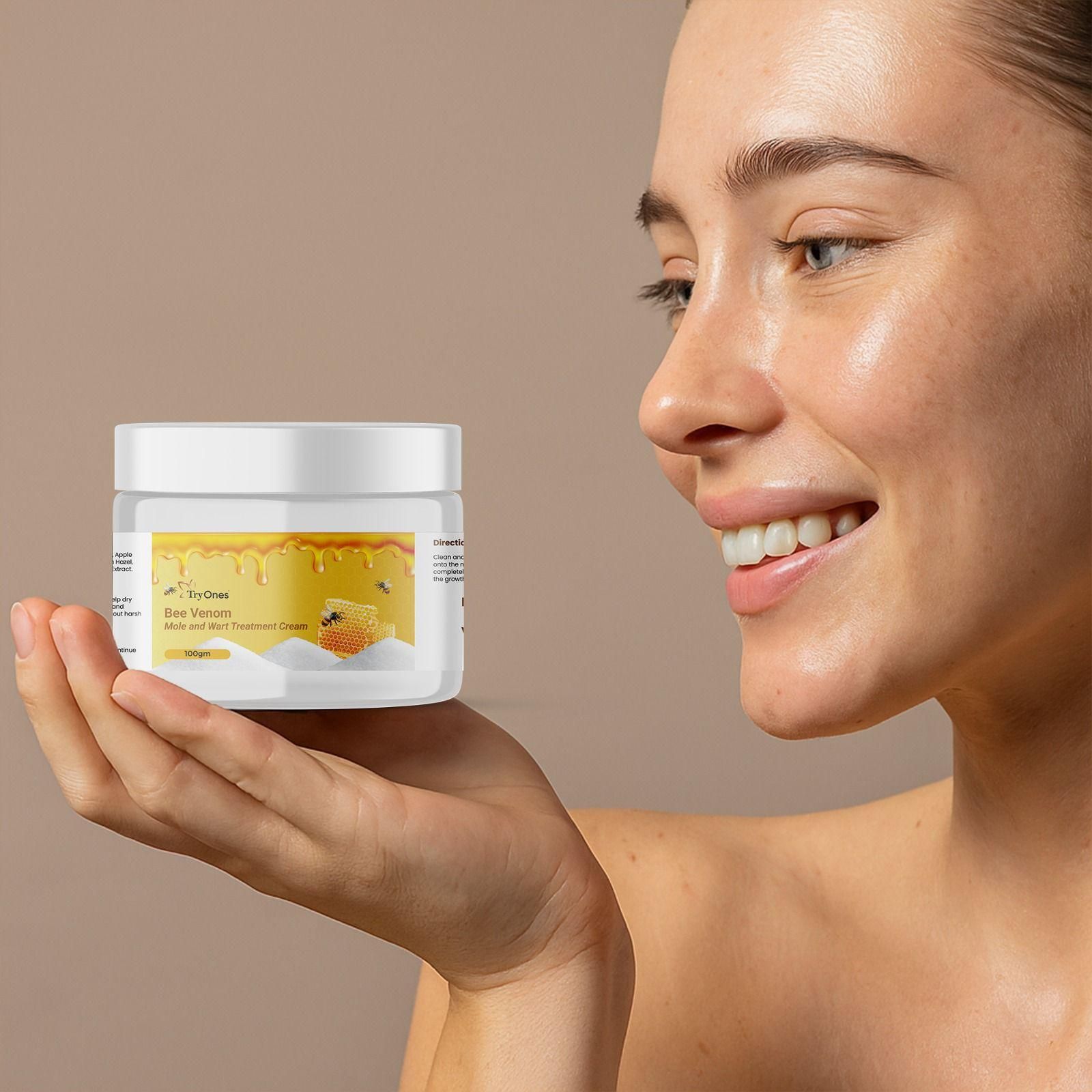 Bee Venom Mole and Wart Treatment Cream 100 gm Pack of 1