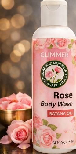 Rose Body Wash and Rose Shampoo (Combo of 2)