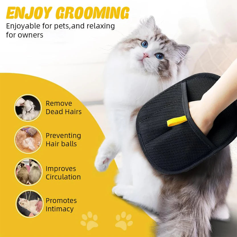 Pet Hair Remover Gloves – Pack of 2 | Reusable Pet Grooming & Lint Removal Gloves Sale