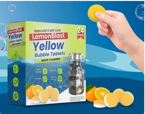 LemonBlast Yellow Bubble Tablets - Buy 1 Get 1 Free|24 Pcs