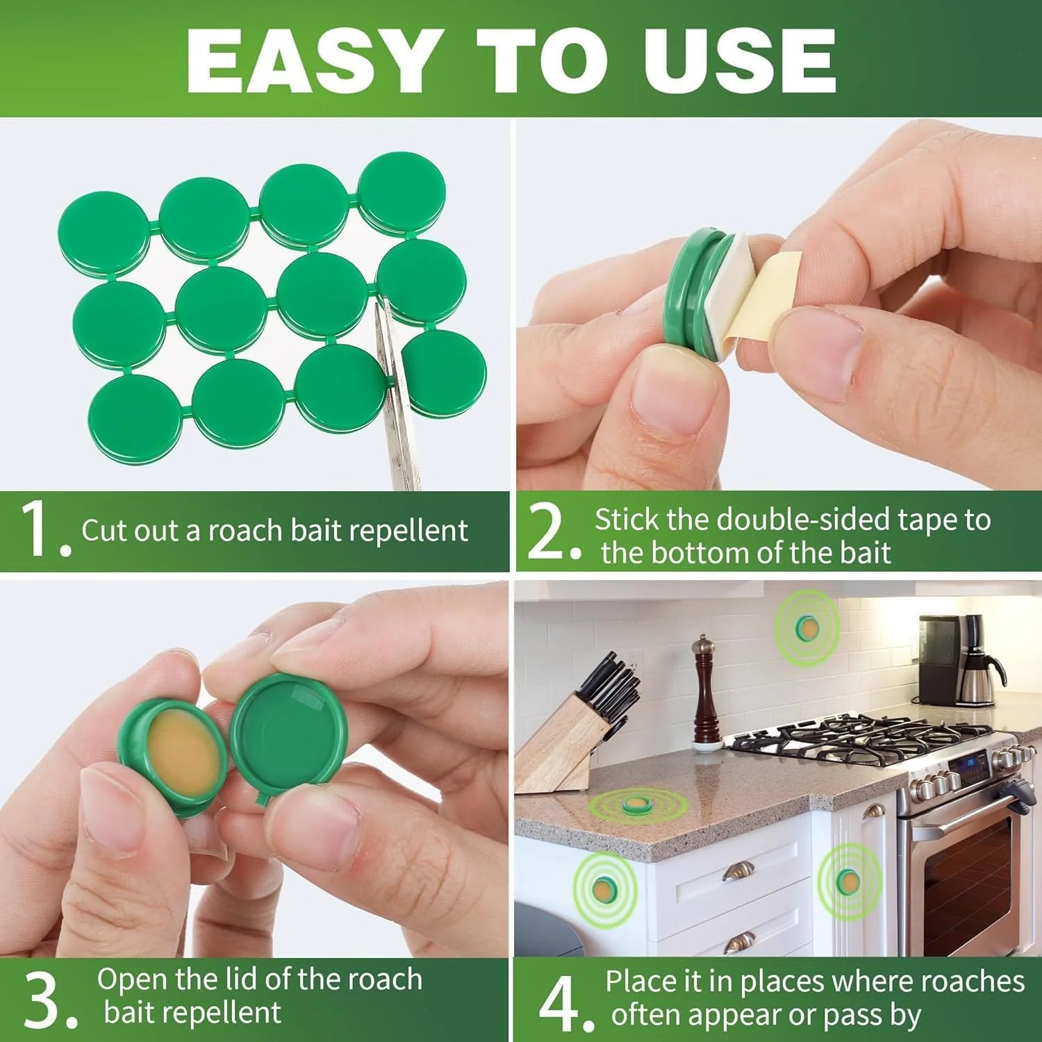 Cockroach Killer Gel | 🔥FLAT 50% OFF SAVING🔥 Pack of 2 (Buy 1 Get 1 Free) + Free Glue Trap