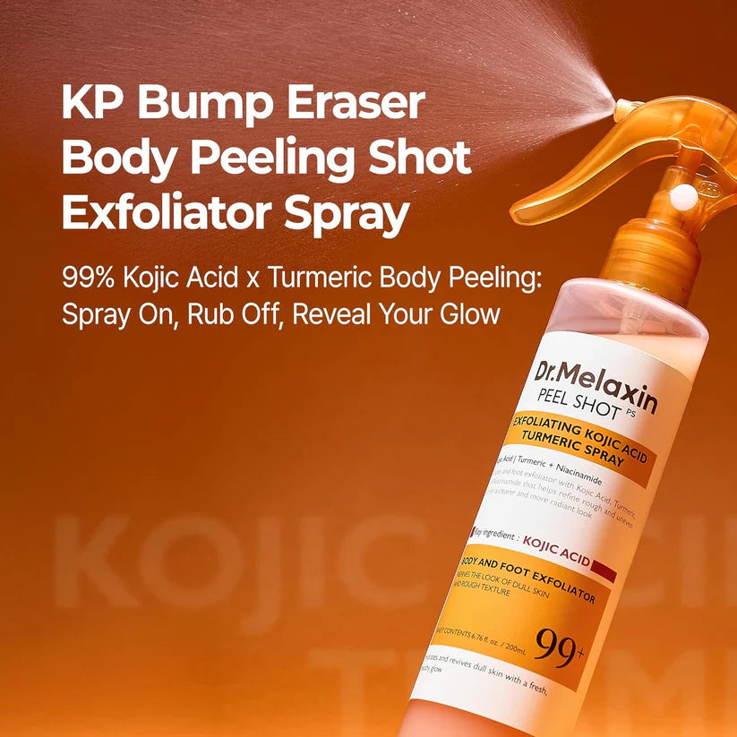 Exfoliating Kojic Acid Turmeric Spray 400 ml Pack of 2