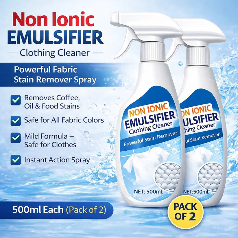 Textile Cleaner For All Color Fabric Stain Remover 500ml Each (Pack of 2)